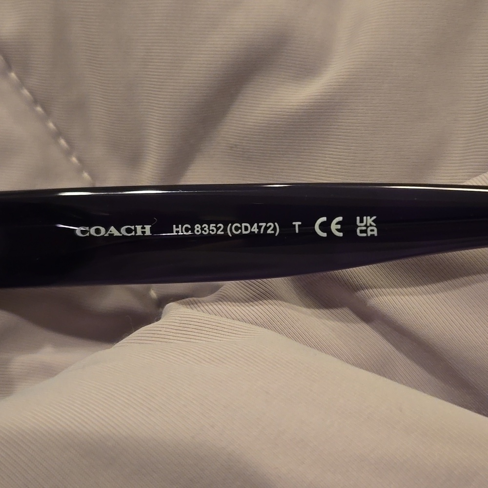 Coach Blue Transparent Sunglasses brand new in case - Picture 7 of 14